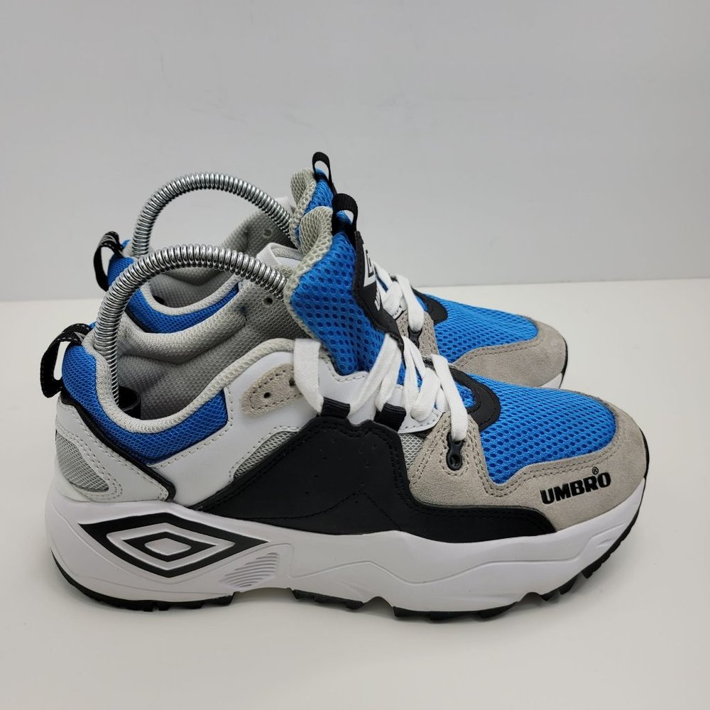 Umbro Run M Men's Running Sneakers Black Blue White Gray 81586U-HUS US Size 6Y